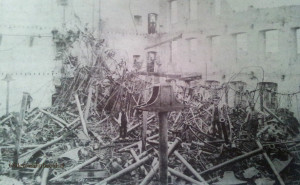 Brand in de spinnerij 1883